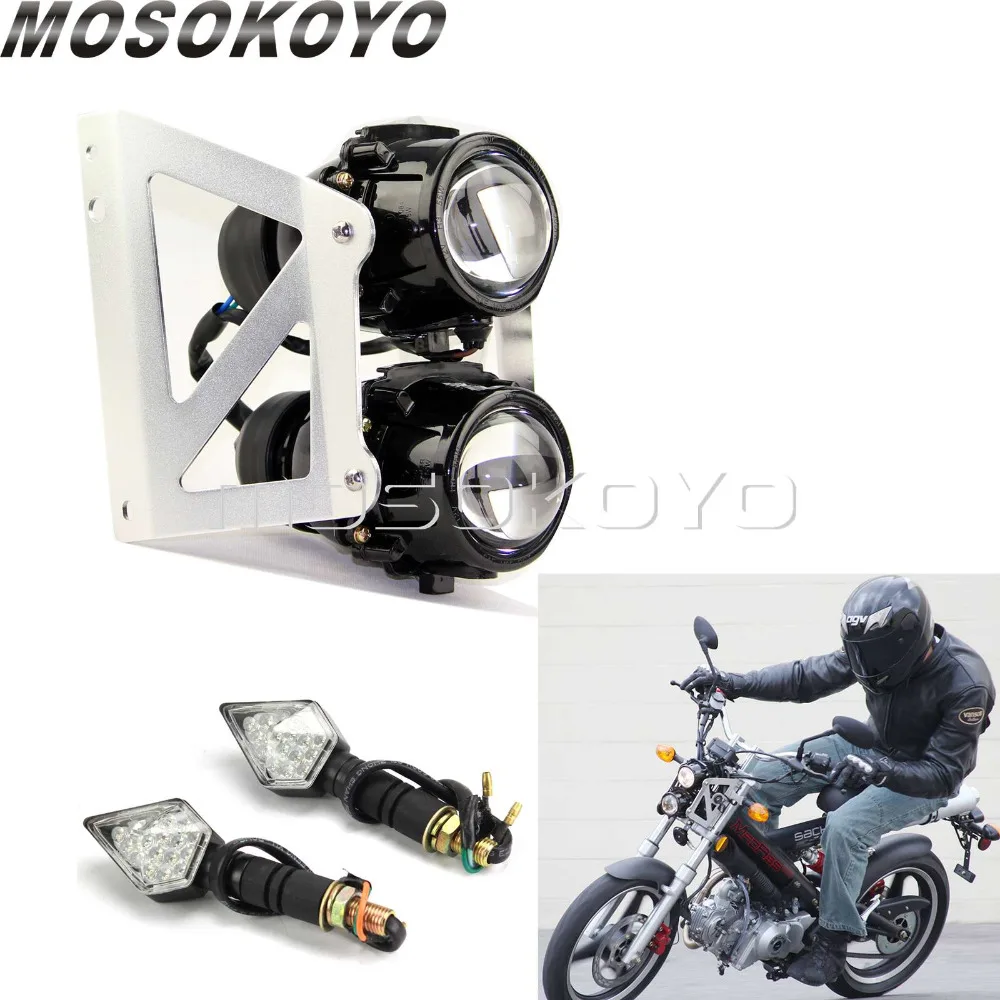 custom headlights for bikes