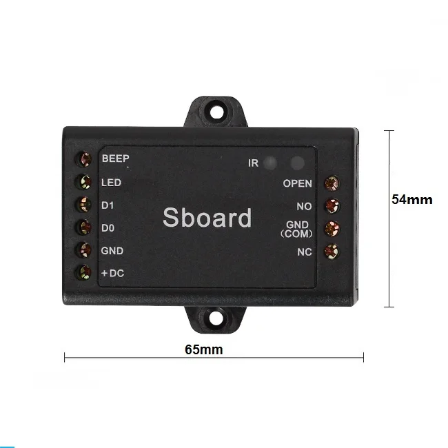 Sboard мини-контроллер доступа может быть совместим с rfid-считывателем на дальние расстояния считыватель отпечатков пальцев Длинный дистанционный считыватель