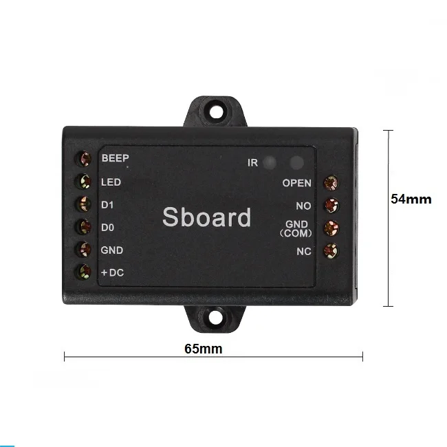 

Sboard Mini Access Controller can compatible with Long Distance Rfid Reader fingerprint reader long distance reader
