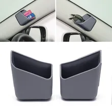 2X Универсальные автомобильные аксессуары, органайзер для очков, коробка для хранения, держатель серого цвета