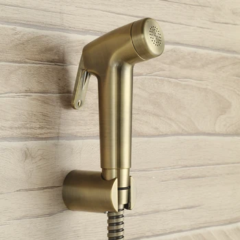 

With 7/8" T-adapter Antique Bronze ABS Plastic Bidet Sprayer hand held toilet shower spray set shattaf complete set shower head
