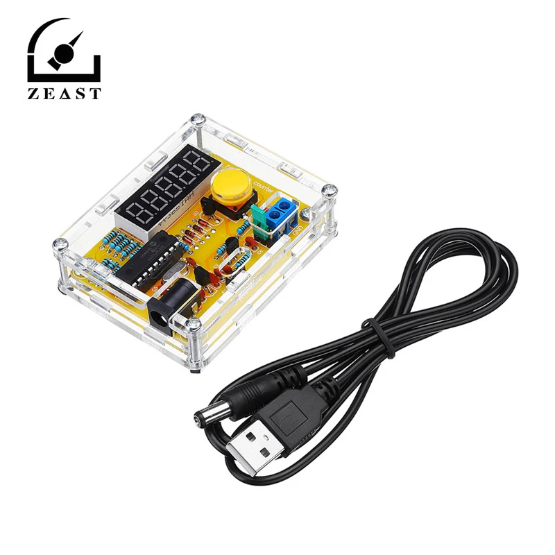 

ZEAST 1Hz-50MHz Crystal Oscillator Frequency Tester Counter Meter With Case
