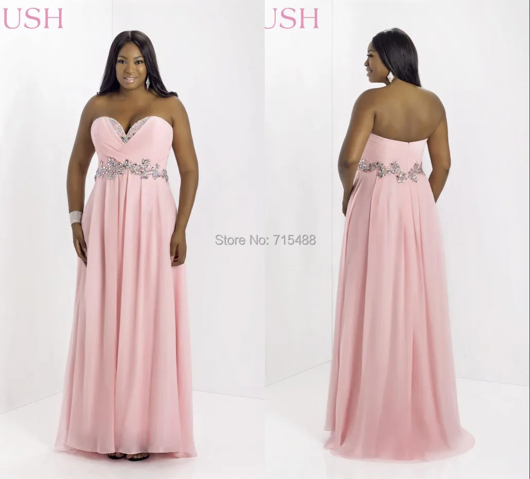 2014 Blush Pink Sleeveless Beaded Puffy Long Indian Fairy