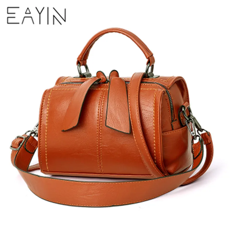 

EAYIN Brand Soft Women Leather Handbag Female Shoulder Bag Larger Size Tote Bag Casual women Messenger Bag Travel Hand Bags