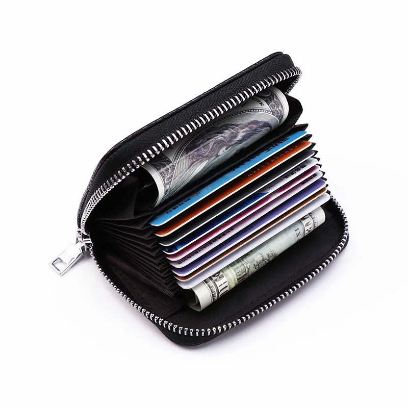 Bank/ID/Credit Card Holder Wallet Women/men Red/black/blue/pink/coffee/brown Female Business Card Holder PU Leather Case