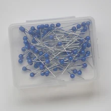 100 шт./кор. т шпильки для парика на головка из вспененного материала стиль Т-образная игла манекен тип головы швейная салонная укладка инструменты