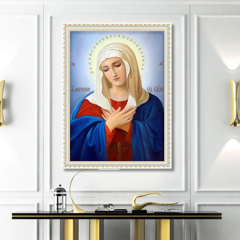 

5D DIY Diamond painting Religious Diamond Embroidary pattern Saints Cross stitch Rhinestones Mosaic Home art decor