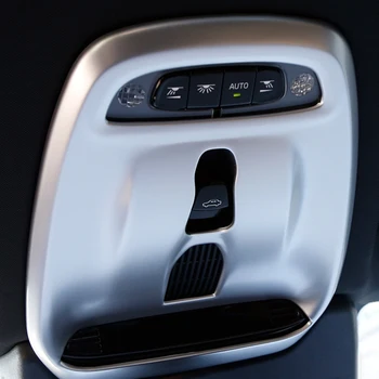 

for Volvo XC60 2018 2019 / XC90 2015-2018 / S90 V90 2017-2019 ABS Matt Accessories Interior Front Reading Light Cover Trim 1PCS
