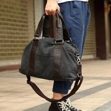 2017 Men’s Fashion Canvas Bag Single Shoulder Bag Canvas Messenger Bag Travel Bag