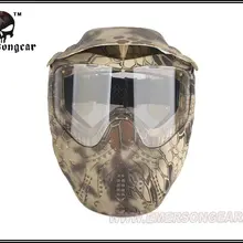 Подробная информация о военный Пейнтбольный боевой маска для лица EMERSON тактическая Противоударная Маска Highlander EM6603F HLD