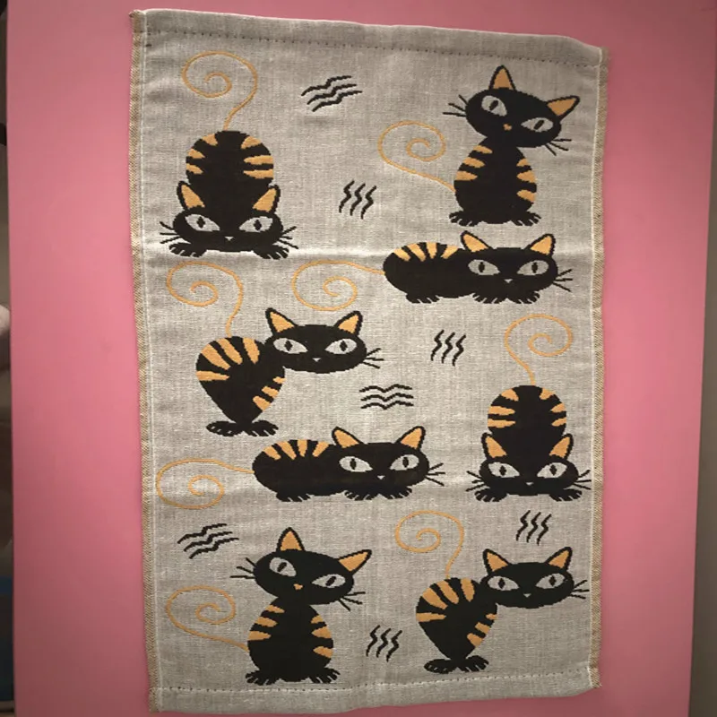 

25*50cm Kids Face Towel Cats Gauze Baby Water-absorption Hair Shower Towel Super Soft Breathable