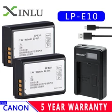 Dropship 1850 mAh LP-E10 LP E10 LPE10 מצלמה דיגיטלית סוללה עבור Canon 1100D 1200D 1300D Rebel T3 T5 נשיקה X50 x70 משלוח חינם(China)