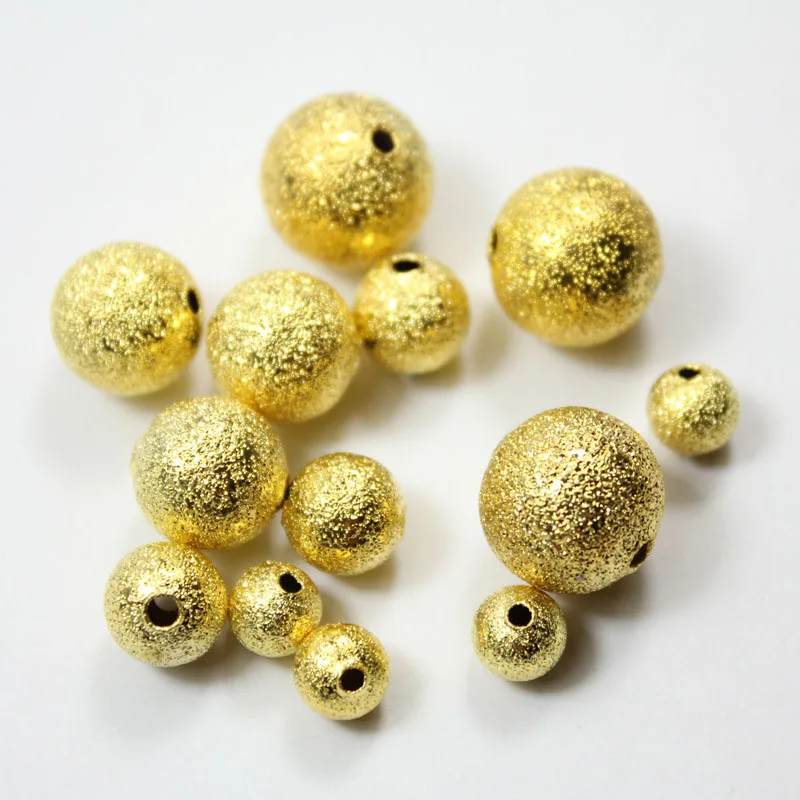 Круглые Гладкие круглые шарики stardust 4 6 8 10 12 мм|bead storage|bead jadebead connector |