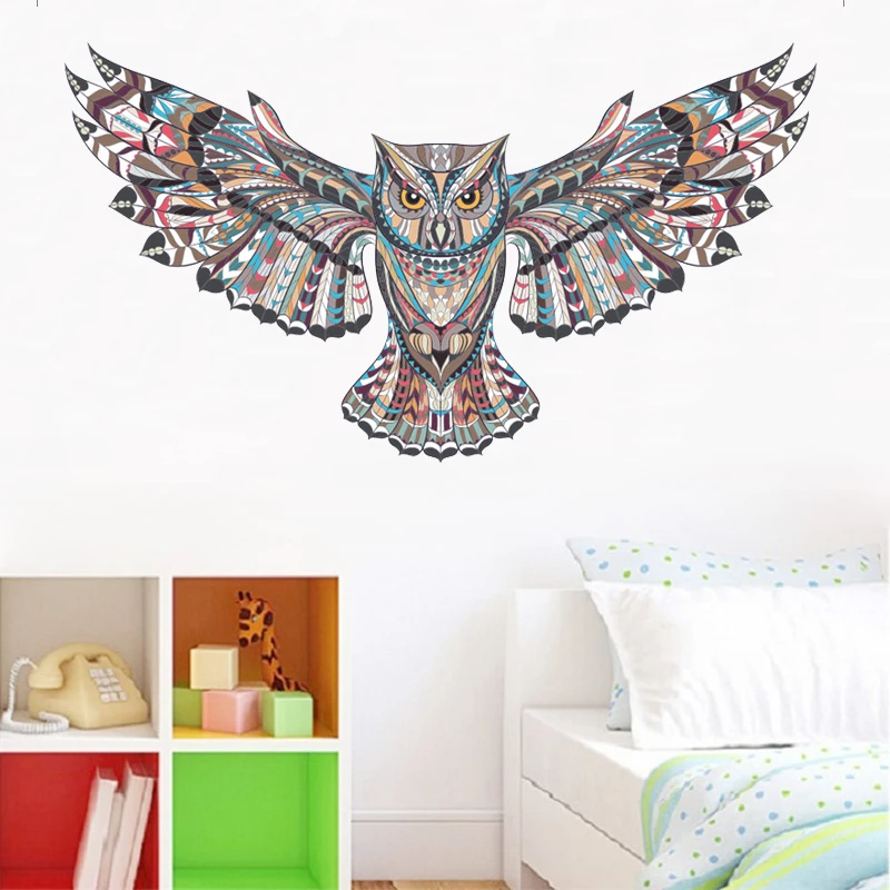 Flying Owl Wall Stickers For Living Room Bedroom Home Decoration Wall Stickers For Living Room Bedroom