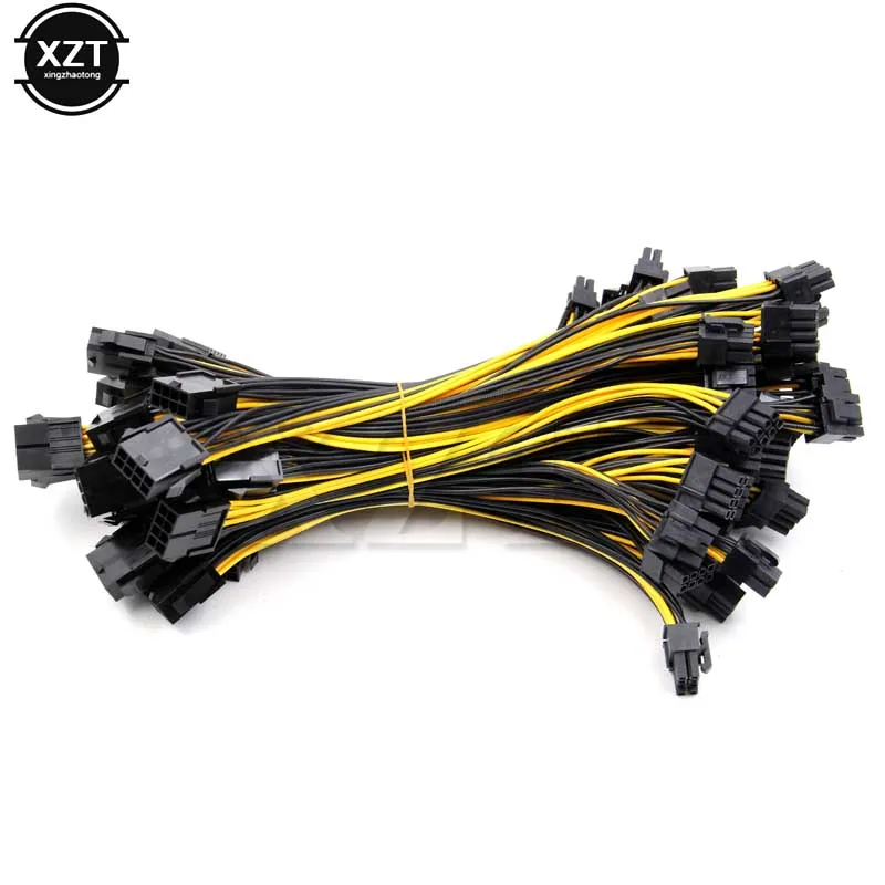 10pcs/Lot 8-pin PCI Express to 2 x PCIe 8 (6+2) pin Motherboard Graphics Video Card PCI-e GPU VGA Splitter Hub Power Cable