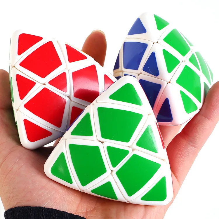 Toy Triangle Pyramid Magic Cubes Twist Magic Cube Gift Pyramid Cubo Magico Professional Puzzle Education Toys for Children Toy Triangle Pyramid Magic Cubes Twist Magic Cube Gift Pyramid Cubo Magico Professional Puzzle Education Toys for Children