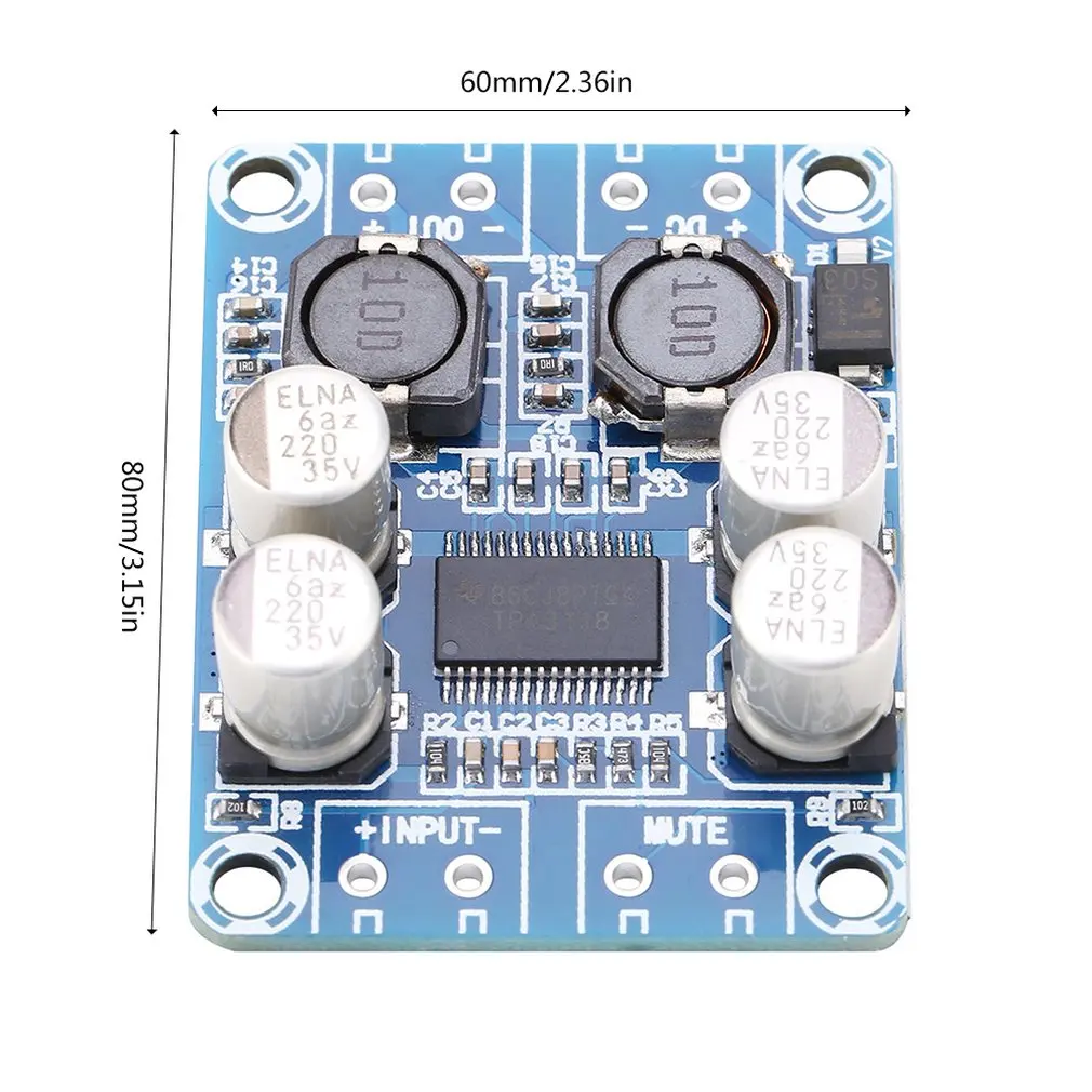 Tpa3118 Pbtl моно цифровой усилитель мощности доска 1X60 Вт
