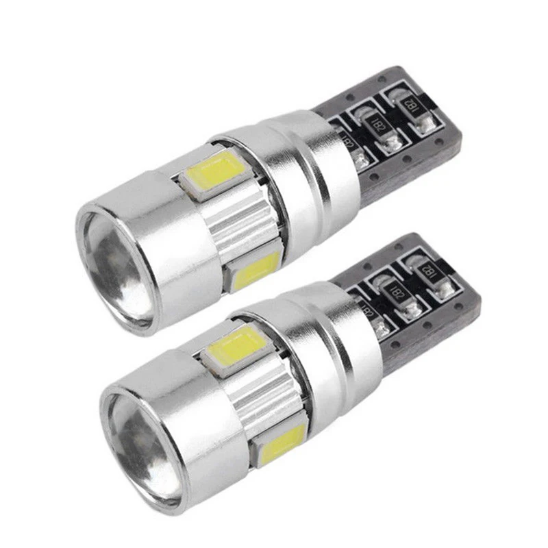 10 X CANBUS ERROR FREE белый 5630 линзы прожекторного типа T10 6SMD светодиодный лампы W5W 194 168