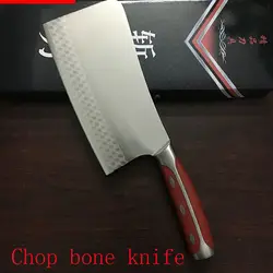 Бесплатная доставка LD 4cr13 Нержавеющая сталь Ножи Chop Bone резать мясо овощей двойного назначения Кухня Ножи Кливер нарезки Ножи