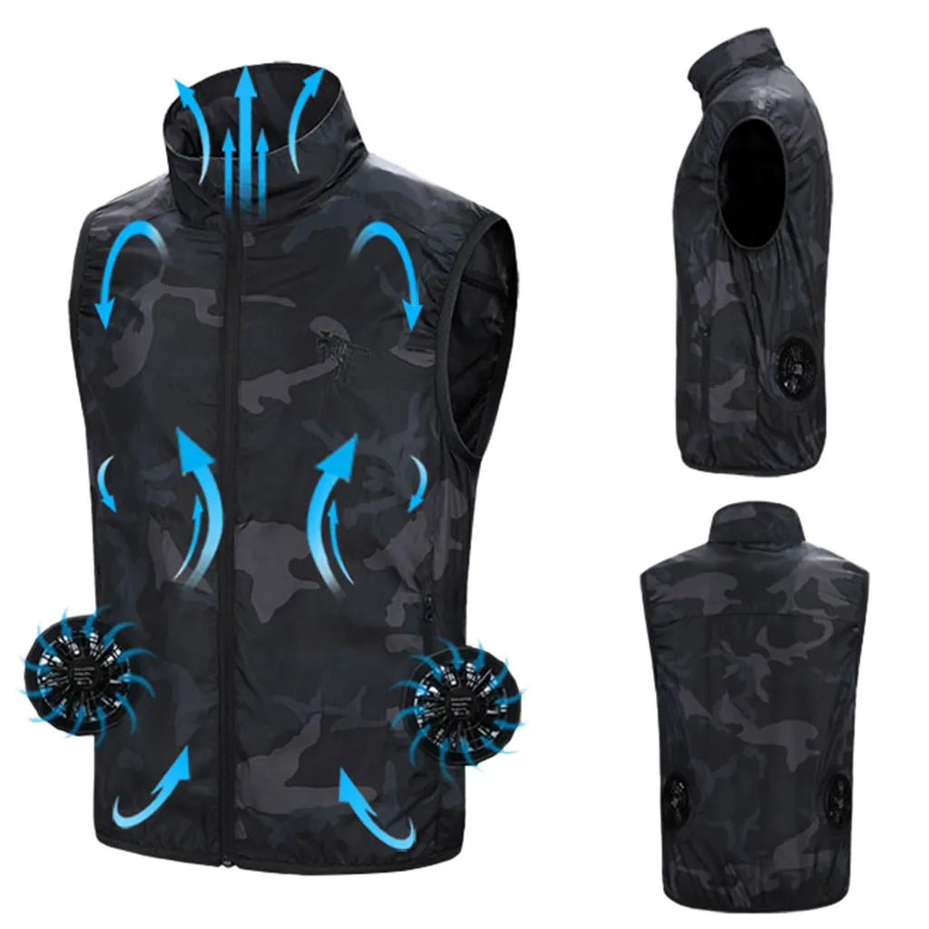 

Unisex Summer Cooling Ice Bag Air Conditioning Vest Heatstroke For Industry Anti High temperature Outdoor Working Vest z0625