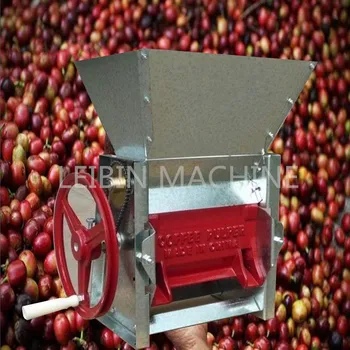 

Manual coffee cocoa beans shelling pulper machine