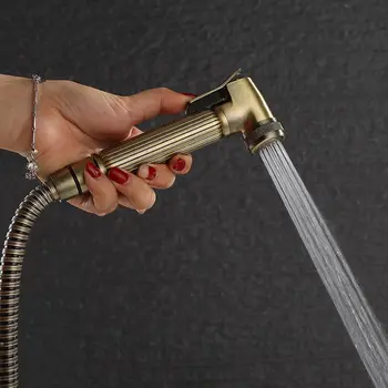 

Bidet Faucets Brass Wall Handheld Shower Spray Shattaf Head WC asiento sprayer cover toilet portable seat nozzle cleaner