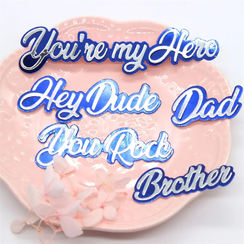 Металлические трафареты для вырезания YPP CRAFT you Are my Hero скрапбукинга сделай