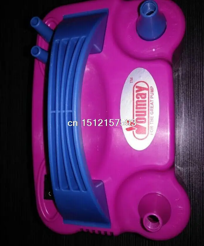 Portable High Power Color Air Blower Electric Balloon Inflator Pump Two Nozzle Portable High Power Color Air Blower Electric Balloon Inflator Pump Two Nozzle