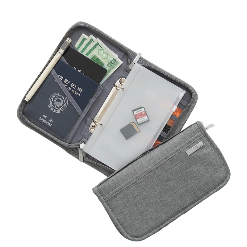 

Travel Passport Wallets Credit Card Cover Large Capacity Waterproof Document Organizer Travel Accessories Passport Holder