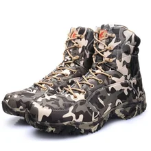 

Men Tactical Combat High Top Shoes Hunting Outfit Desert Camouflage Military Boots