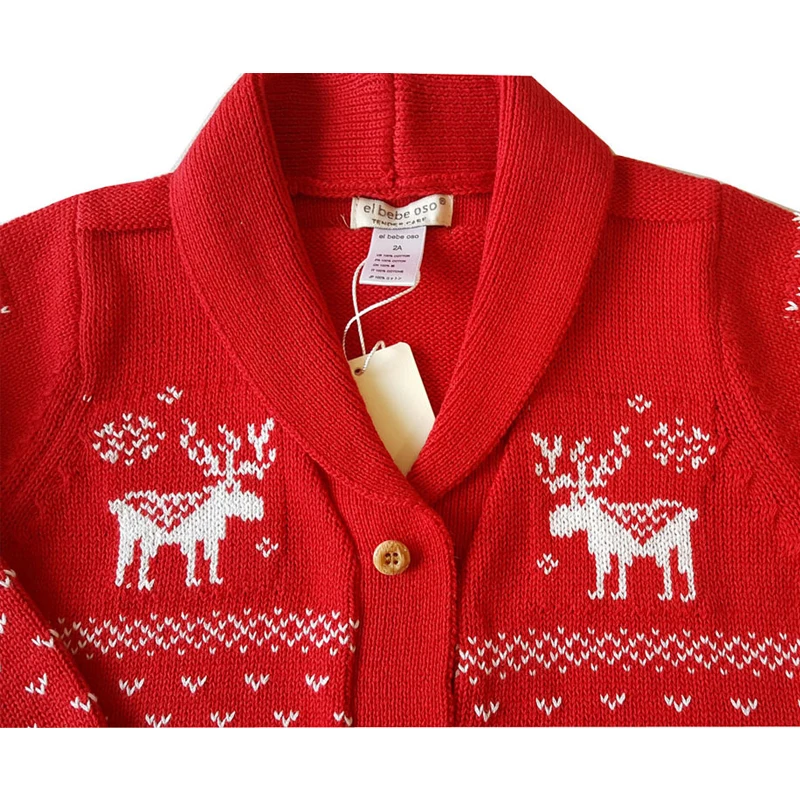BEKE MATA/рождественские детские свитера зима 2018 KnittedToddler свитер для мальчиков с