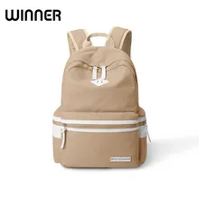 Winner Brand Casual Solid Simple Women Bagpack Canvas School Backpacks for Teenage Girls Preppy Students BookBags