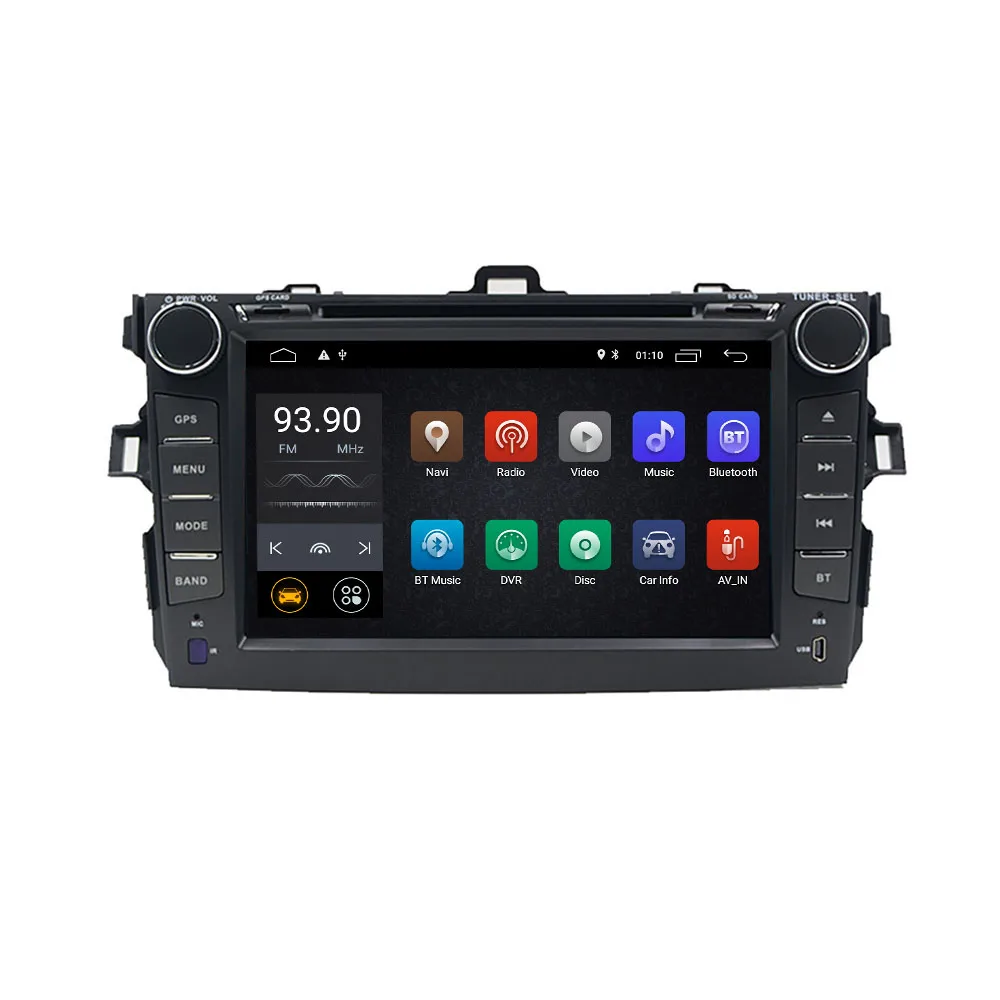 

2 din Car DVD Player 8" Autoradio GPS Navigation for Toyota Corolla 2007 2008 2009 2010 2011
