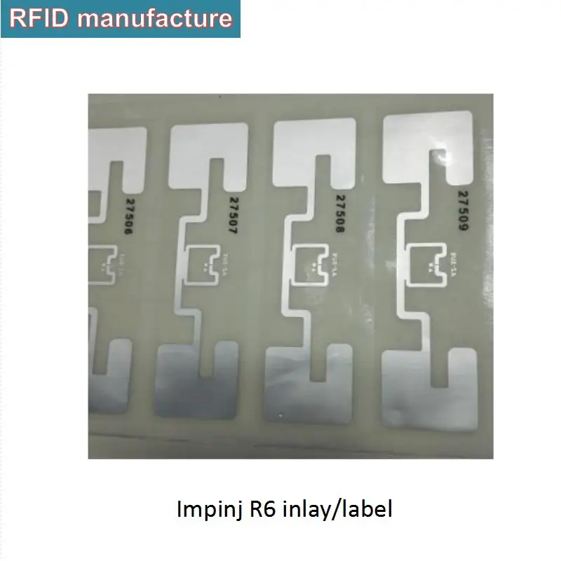 Бег синхронизации гонки impinj R6 uhf rfid тег стикер нагрудник бирки с пеной работать с 4/8 портами uhf rfid считыватель/боковая панель с антенной - Цвет: impinj r6 wet inlay