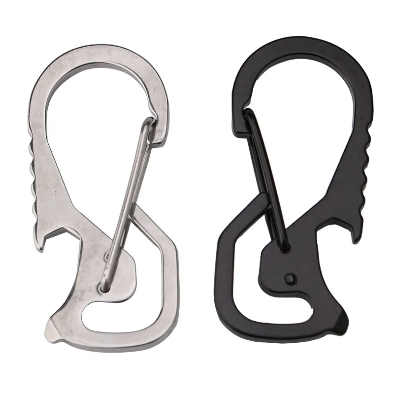 

2019 Wholesale Climbing Hiking Camping Buckle Key-ring Pry Key Chain Screwdriver Bar Beer Bottle Opener Outdoor Pocket Tool