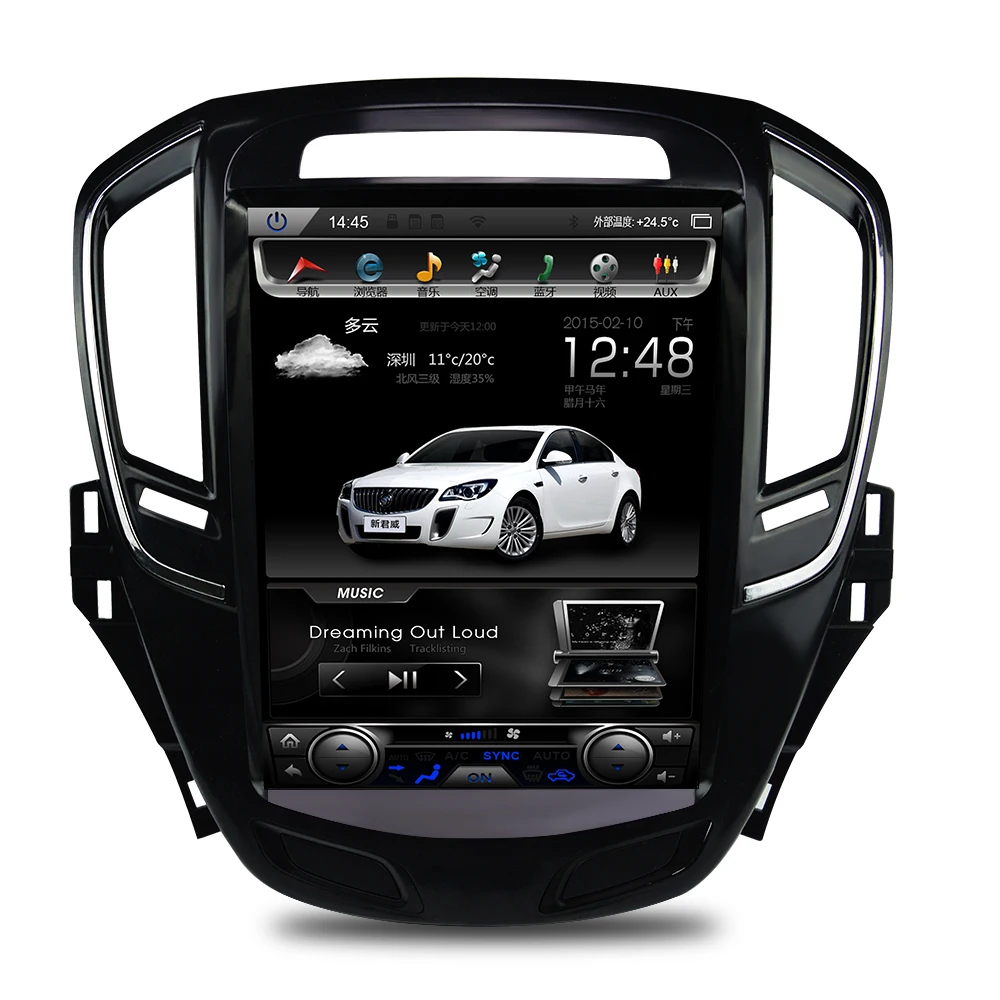 10 HD dvd плеер автомобиля gps навигации мультимедиа для Opel Insignia CD300 CD400 Regal Vauxhall 2014 2016