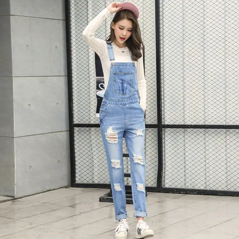 jeans jumpsuits for ladies