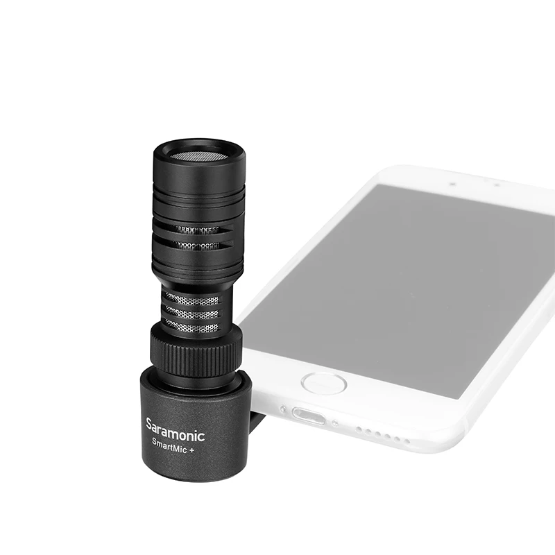 

Saramonic SamrtMic 3.5MM Lighting Type C Port Jack Video Audio Plug Microphone for DSLR iPhone Andriod Phone Vlog Record Mic