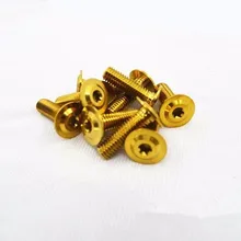 M8X27 10 шт. для BMW R NINET R девять T тормоз/Титан болт тормоз/золото