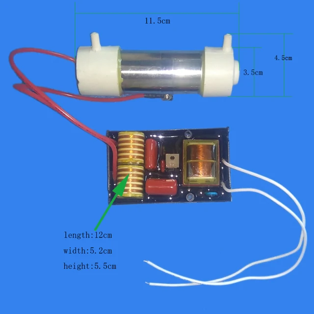 Long Life 1G Silica Tube Ozone Generator For Air and Water Sterilization Air Cooled  Ozonizador  Ozonizer + Optional Accessory 4