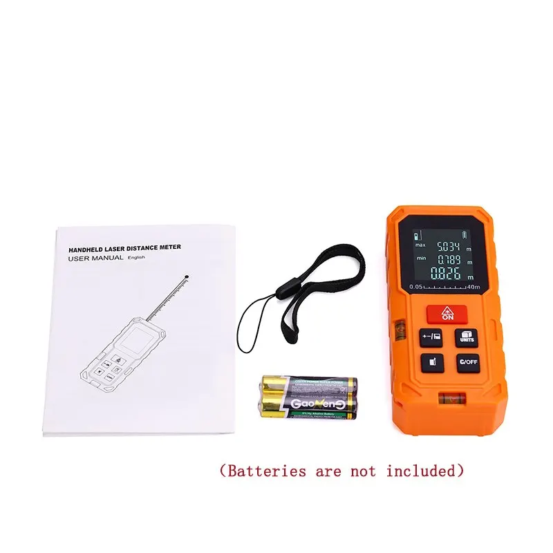 Laser Distance Meter 40M 60M 80M 100M Laser Rangefinder Laser Tape Range Finder Build Measure Device Ruler Test Tool