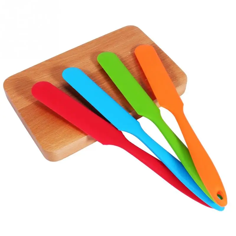 

Kitchen Cake Cream Butter Spatula Mixing Batter Scraper Brush Handle Silicone Baking Cook Tool