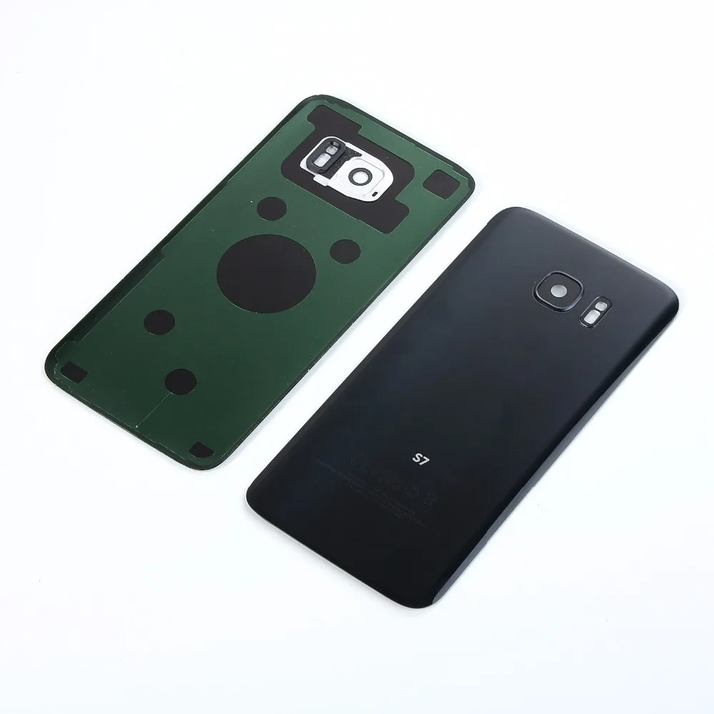 

For Samsung Galaxy S7 G930 G930F G930P Housing Glass Battery Back Cover+Camera Lens Cover+Sticker Adhesive