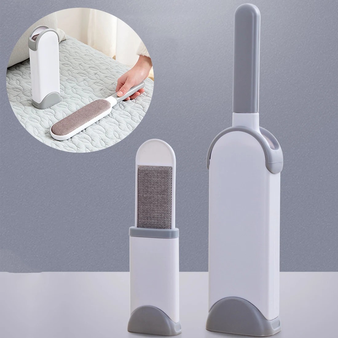 

1pc Hair Cleaner Remove Dog Hair Cat Brush Bristles Sticky Tousle Pet Clothes Tousle Remover Hair Brush Bed Carpet Brush