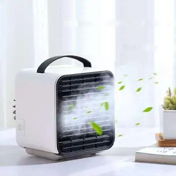 

Adoolla Mini USB Charging Negative lons Air Purification Humidification Cooler Fan for Home Office Desk