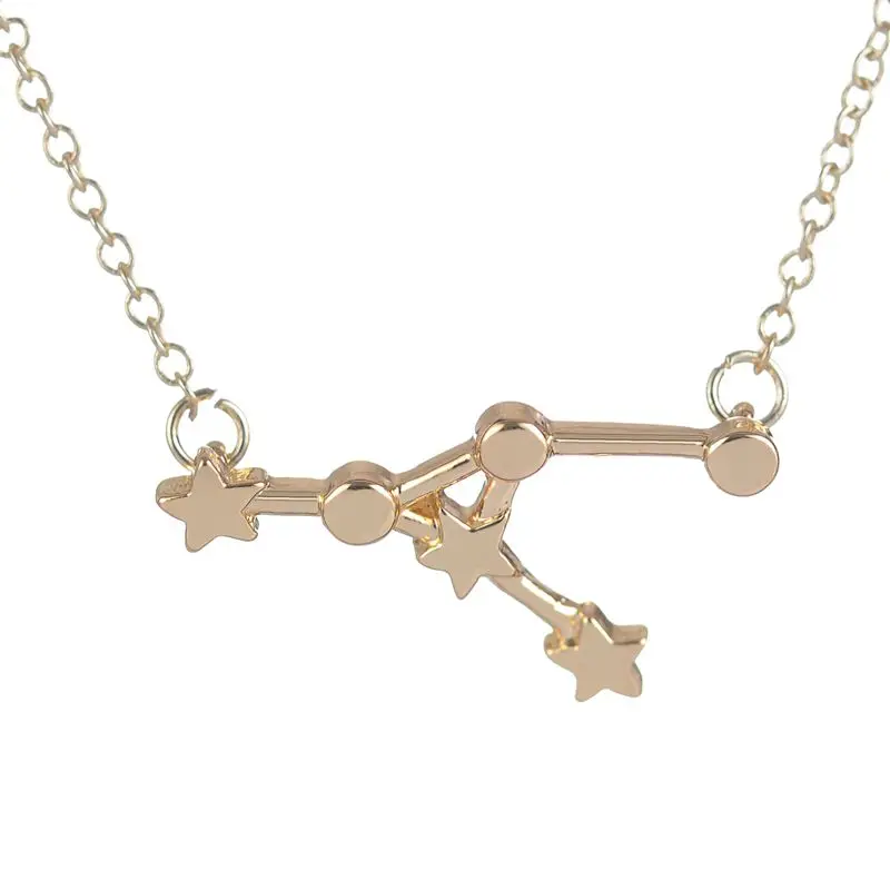 2017 Cancer Zodiac Sign Astrology Necklace Constellation Jewelry Star for Women Birthday and Wedding Gift XL212 | Украшения и