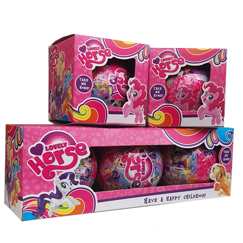 

1/3pcs/set Hors Ball Dolls Cartoon Little Horse Unicorn Dolls Animals Action Figures Toys Horse Doll Anime Birthday Gift
