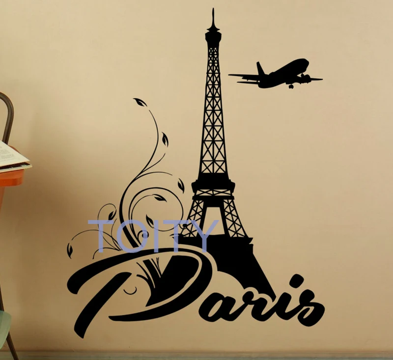 France Tower Wall Decal Vinyl Stickers Paris Symbol Home Interior