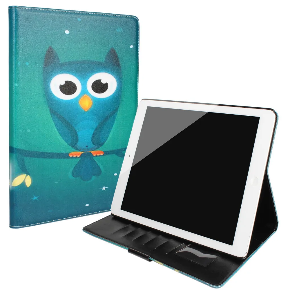Big Sale! Free shipping - Owl Wallet Leather Case with Stand/Card Holders For iPad Air 5 9.7" IP-1 | Компьютеры и офис