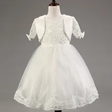 2016 Limited Sale Lace Girl Dress Summer High-grade Wedding Dresses Children Embroidered Party Dresse Bridesmaid Dress100-140cm